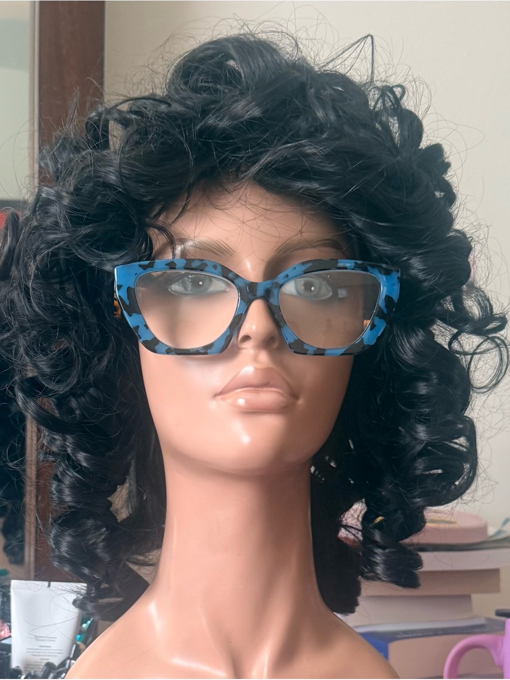 2.75+ Large Frame Blue & Brown Tortoiseshell Blue Light Reading Glasses